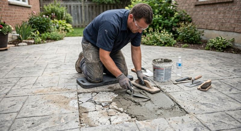 Decorative Concrete Repair in Glen Burnie, MD