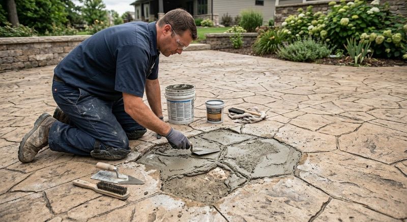 Decorative Concrete Repair in Miami Dade County, FL